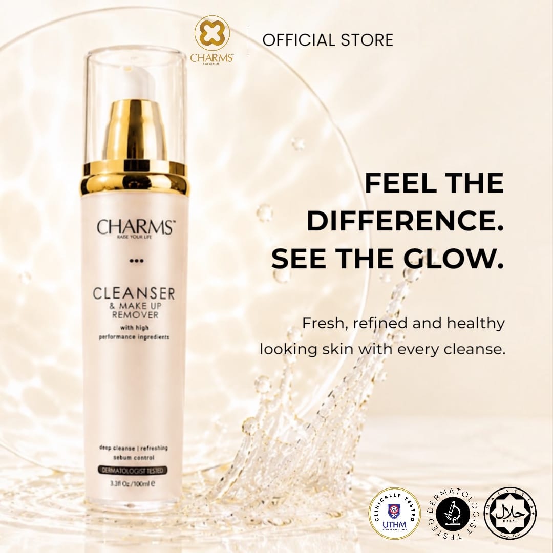 CHARMS CLEANSER & MAKEUP REMOVER 100ML