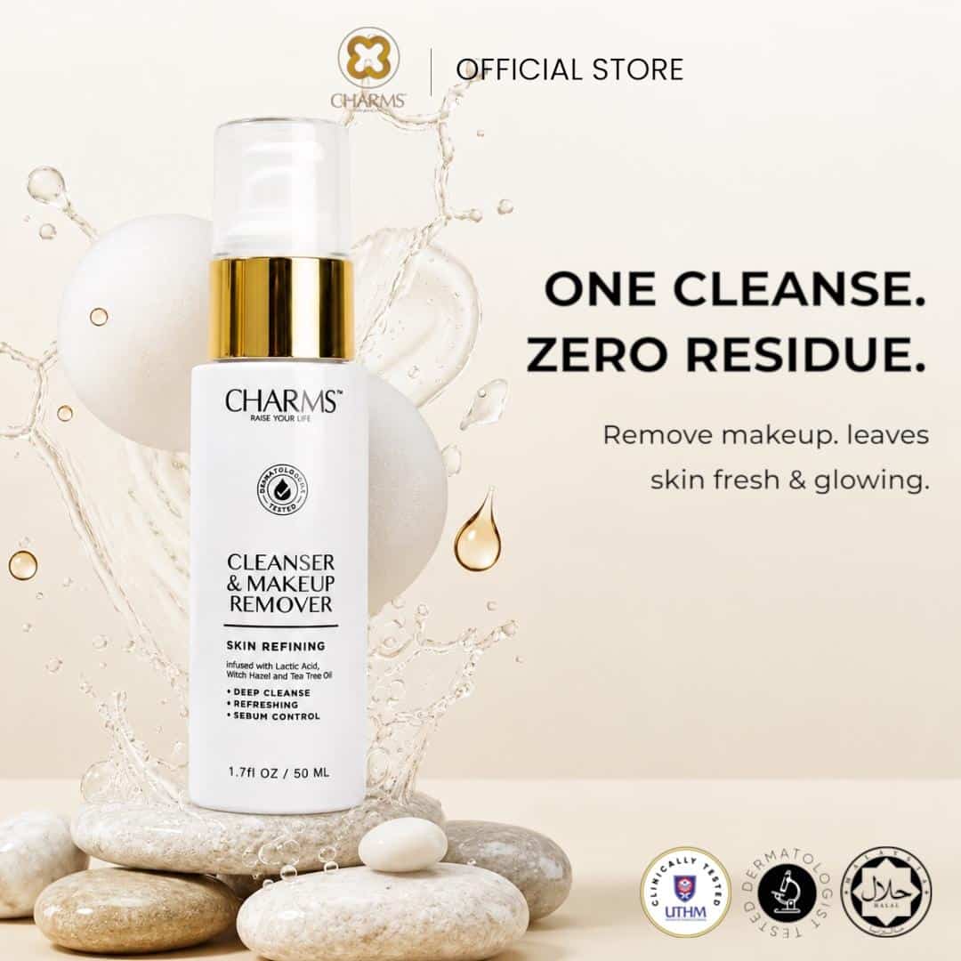 CHARMS CLEANSER & MAKEUP REMOVER 50ML