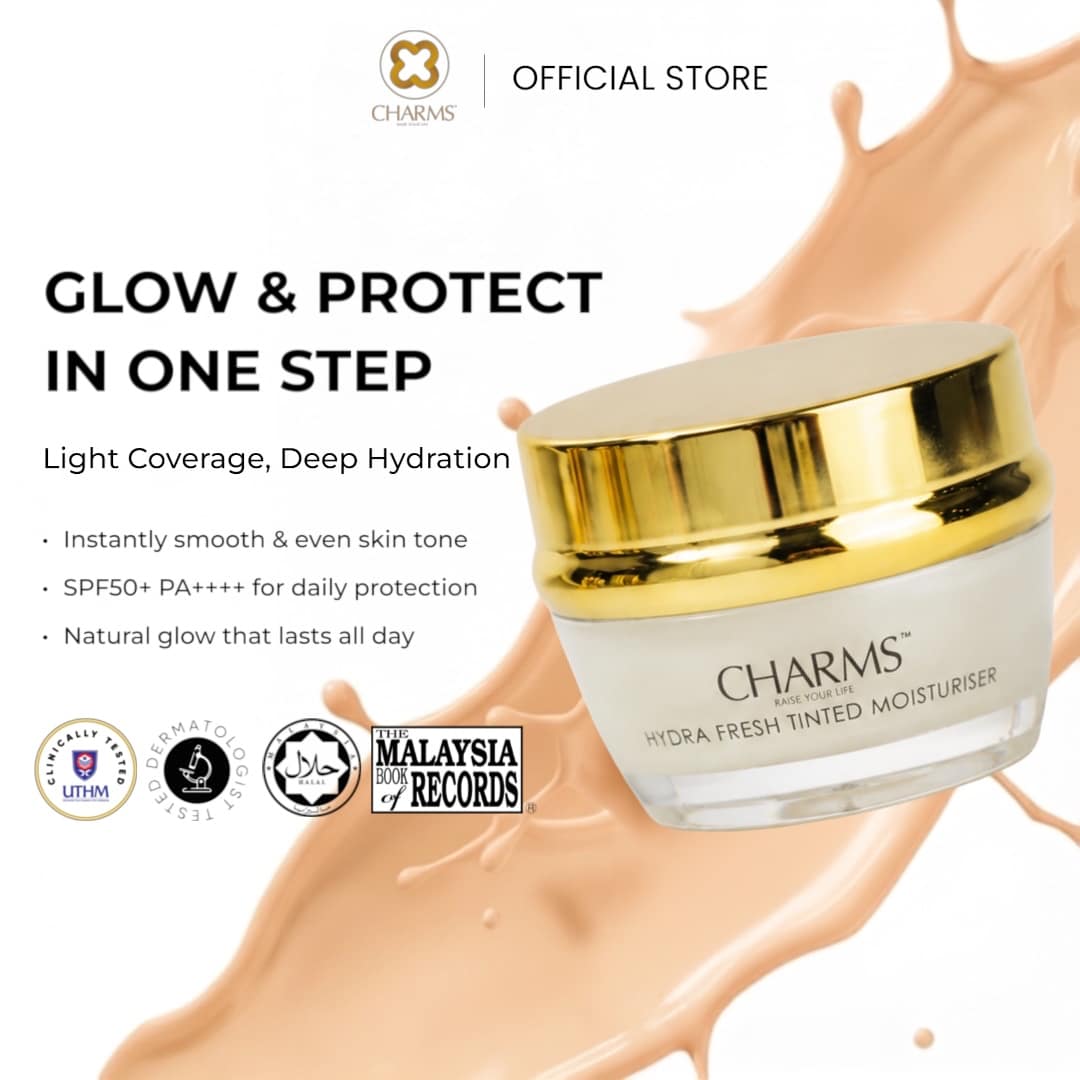 CHARMS HYDRA FRESH TINTED MOISTURISER 30GM