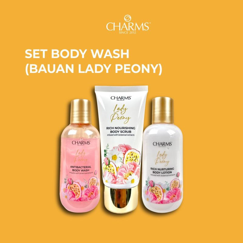 CHARMS Set Body Wash Lady Peony Edition
