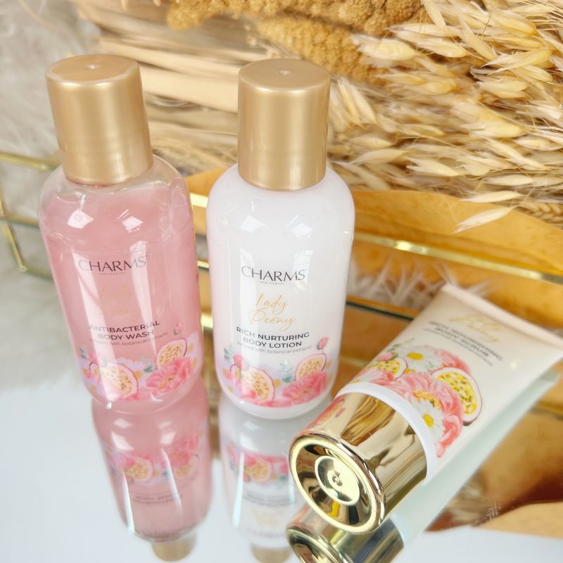 CHARMS Combo Harmoni Raya Set Body Wash 3 in 1 Bauan Maldives Bliss dan Lady Peony - Image 5