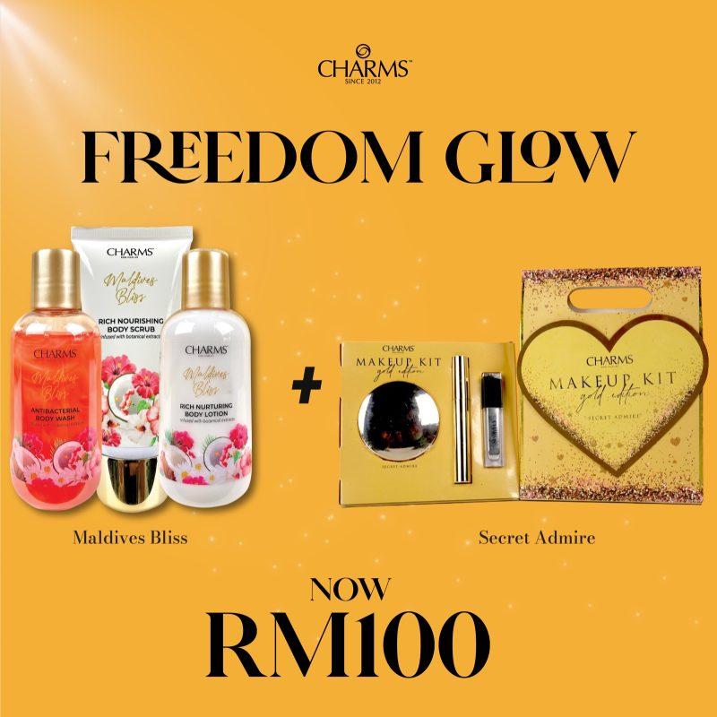 PAKEJ D (MALDIVES BLISS + SECRET ADMIRE) FREEDOM GLOW